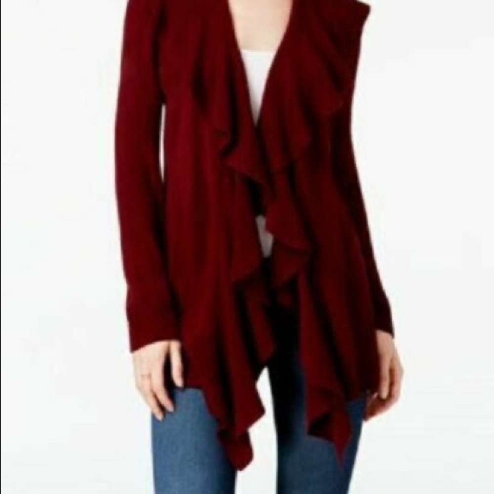 Ruffle Cardigan